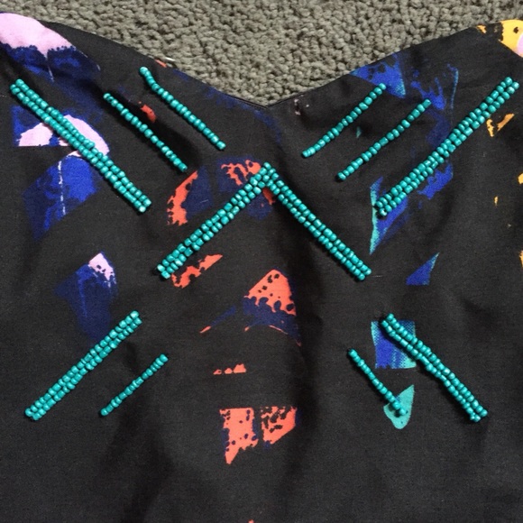 Colorful Strapless Roxy Dress - Picture 5 of 9